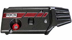 HKS 17-26 Civic Type R FK8/FL5 Dry Carbon Fiber with Red Carbon Kevlar Engine Cover